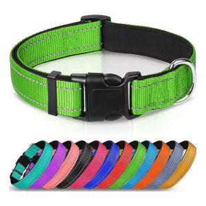 Collier chien chat en plusieurs couleurs : vert, noir, rouge, bleu, rose, violet, gris...