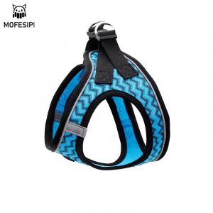 Harnais pour chien ou chat bleu